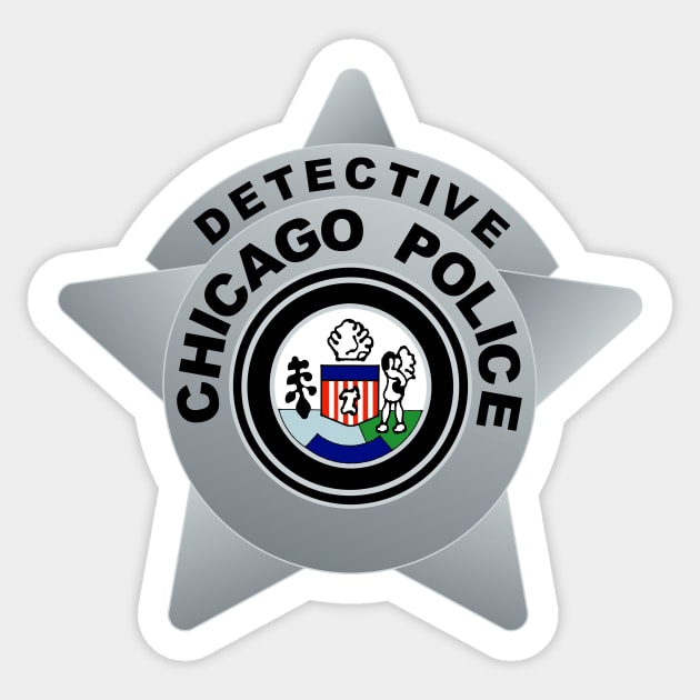 CHICAGO P.D. - DETECTIVE BADGE Sticker by emilybraz7